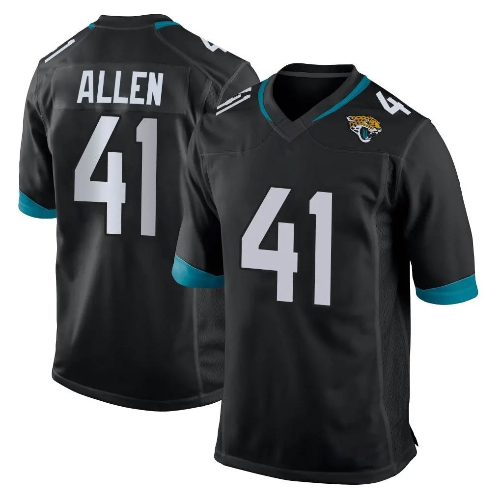 tocy J.Jaguars #41 Josh Hines-Allen Player Black Home Game Stitched Jerseys