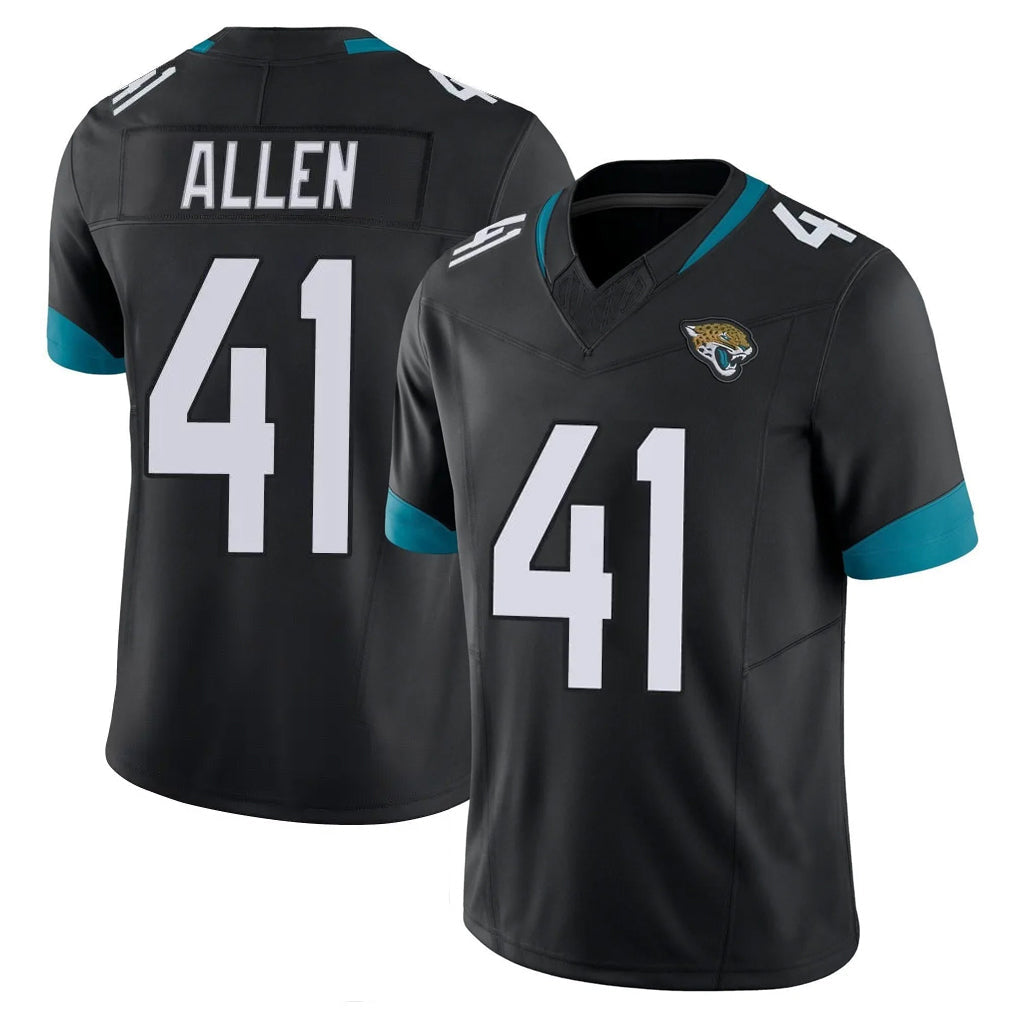 tocy J.Jaguars #41 Josh Hines-Allen Player Black Vapor F.U.S.E. Limited Home Game Stitched Jerseys