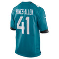 tocy J.Jaguars #41 Josh Hines-Allen Player Teal Home Game Football Jerseys