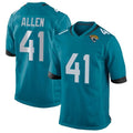 tocy J.Jaguars #41 Josh Hines-Allen Player Teal Home Game Stitched Jerseys