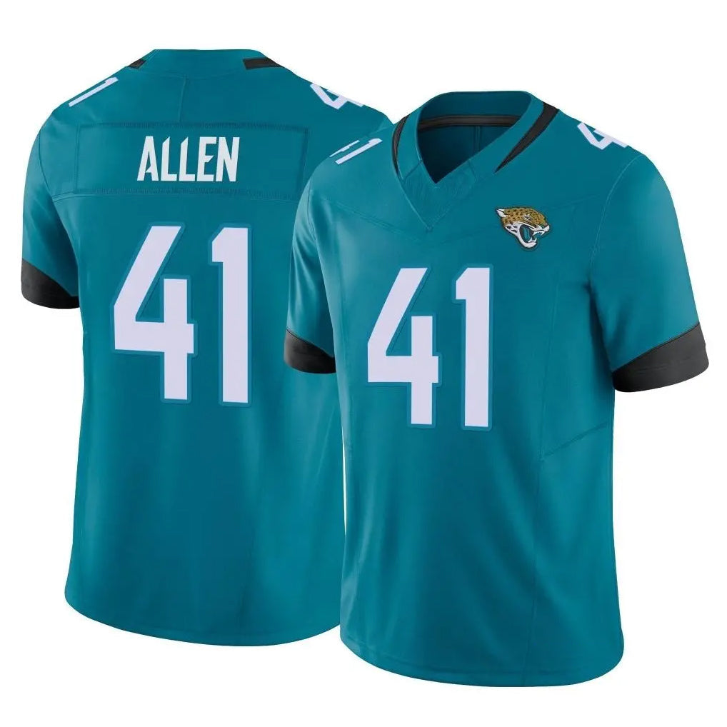 tocy J.Jaguars #41 Josh Hines-Allen Player Teal Vapor F.U.S.E. Limited Home Game Stitched Jerseys