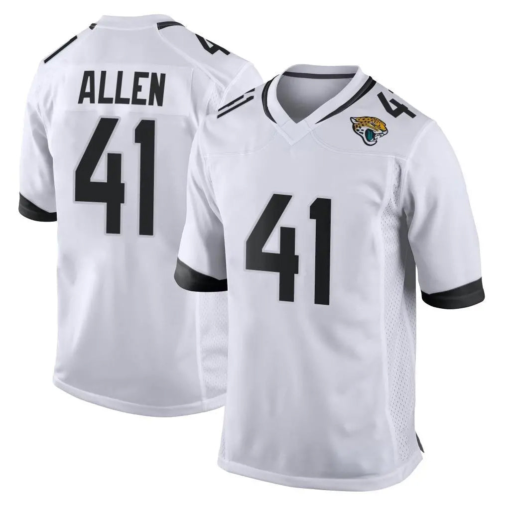 tocy J.Jaguars #41 Josh Hines-Allen Player White Home Game Stitched Jerseys