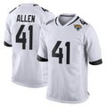 tocy J.Jaguars #41 Josh Hines-Allen Player White Home Game Stitched Jerseys
