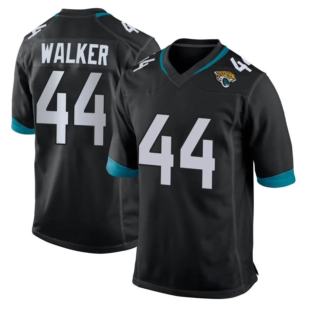 tocy J.Jaguars #44 Travon Walker Player Black Home Game Stitched Jerseys