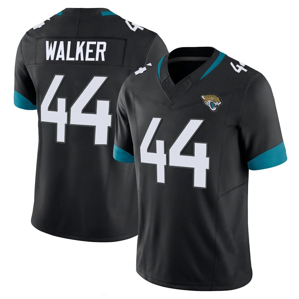tocy J.Jaguars #44 Travon Walker Player Black Vapor F.U.S.E. Limited Home Game Stitched Jerseys