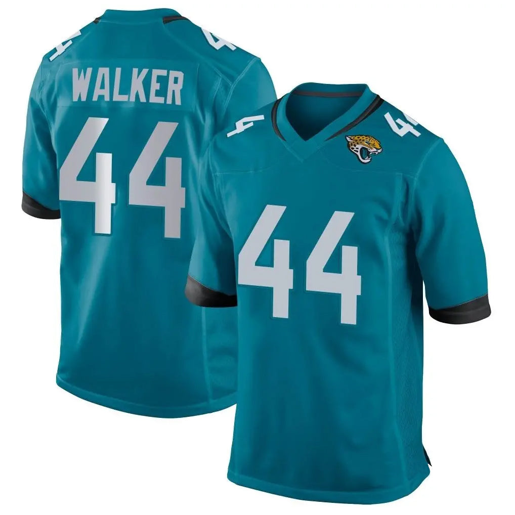 tocy J.Jaguars #44 Travon Walker Player Teal Home Game Stitched Jerseys