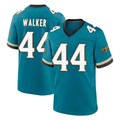 tocy J.Jaguars #44 Travon Walker Player Teal Prowler Throwback Limited Home Game Stitched Jerseys