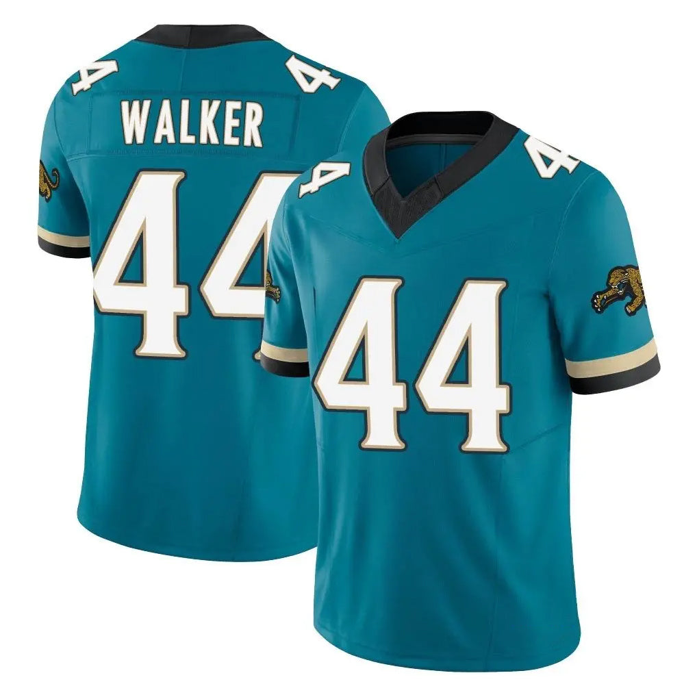 tocy J.Jaguars #44 Travon Walker Player Teal Prowler Throwback Vapor F.U.S.E. Limited Home Game Stitched Jerseys