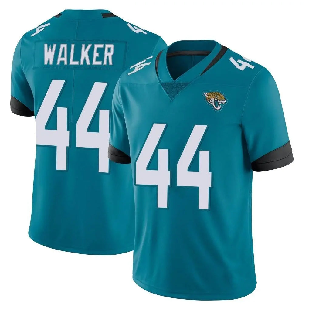tocy J.Jaguars #44 Travon Walker Player Teal Vapor Untouchable Limited Home Game Stitched Jerseys