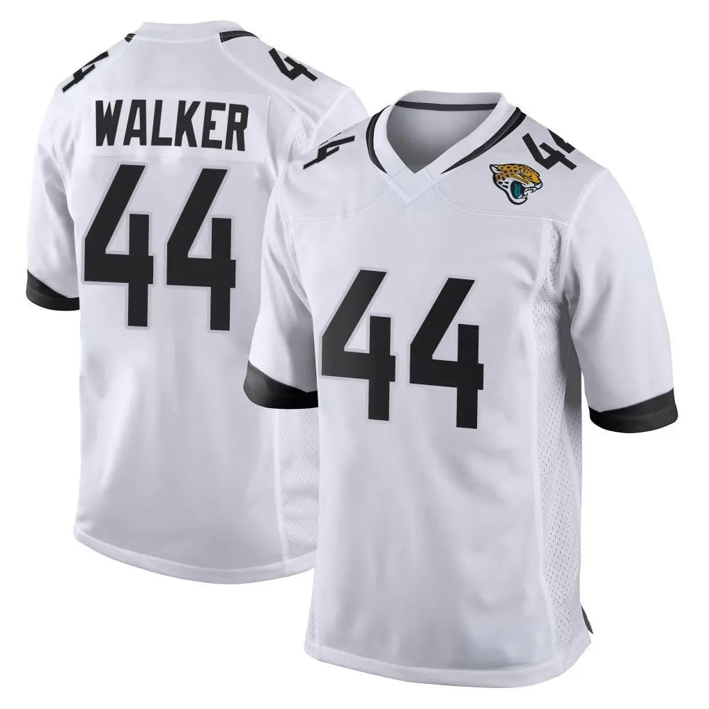 tocy J.Jaguars #44 Travon Walker Player White Home Game Stitched Jerseys