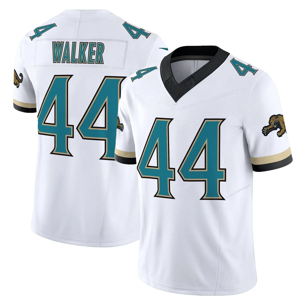 tocy J.Jaguars #44 Travon Walker Player White Prowler Throwback Vapor F.U.S.E. Limited Home Game Stitched Jerseys