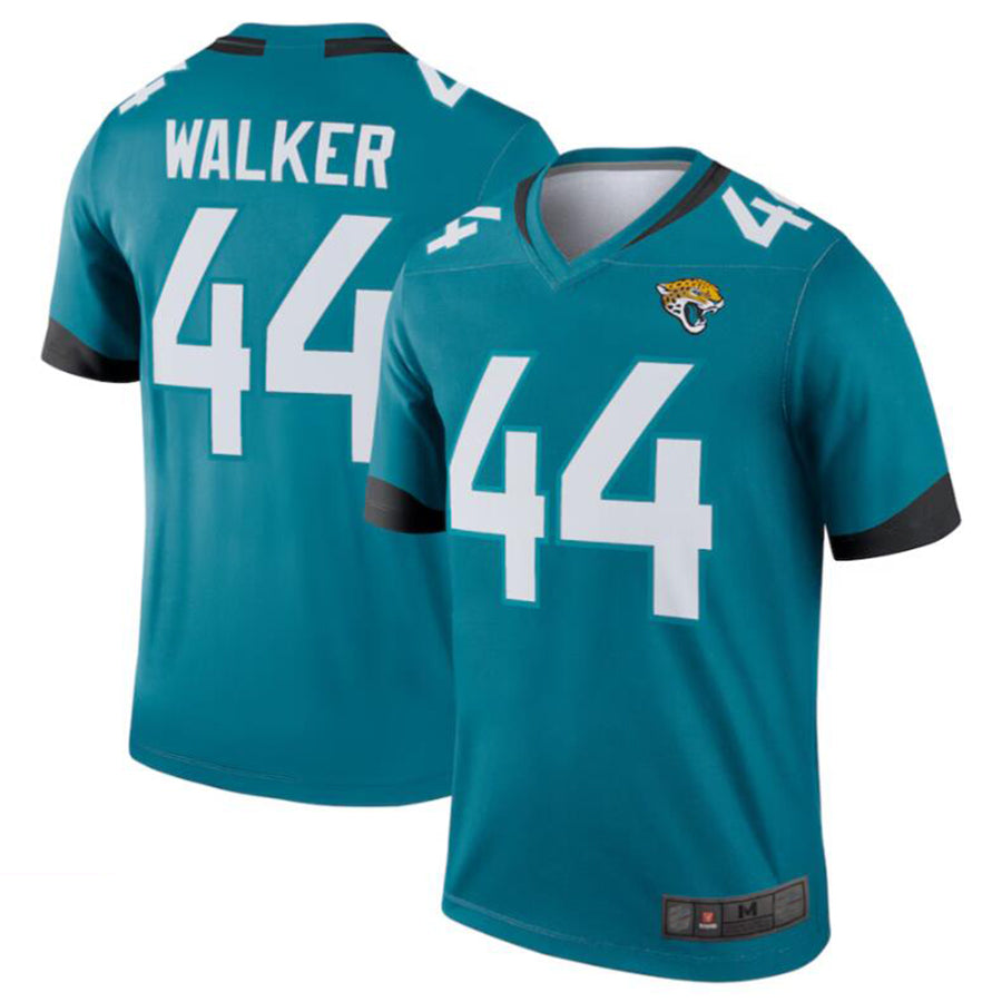 tocy J.Jaguars #44 Travon Walker Teal Legend Jersey American Stitched Jersey