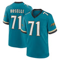 tocy J.Jaguars #71 Tony Boselli?Player Teal Prowler Throwback Limited Home Game Stitched Jerseys