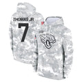 tocy J.Jaguars #7 Brian Thomas Jr. Player Arctic Camo Salute to Service Hoodies Limited Game Stitched Jerseys