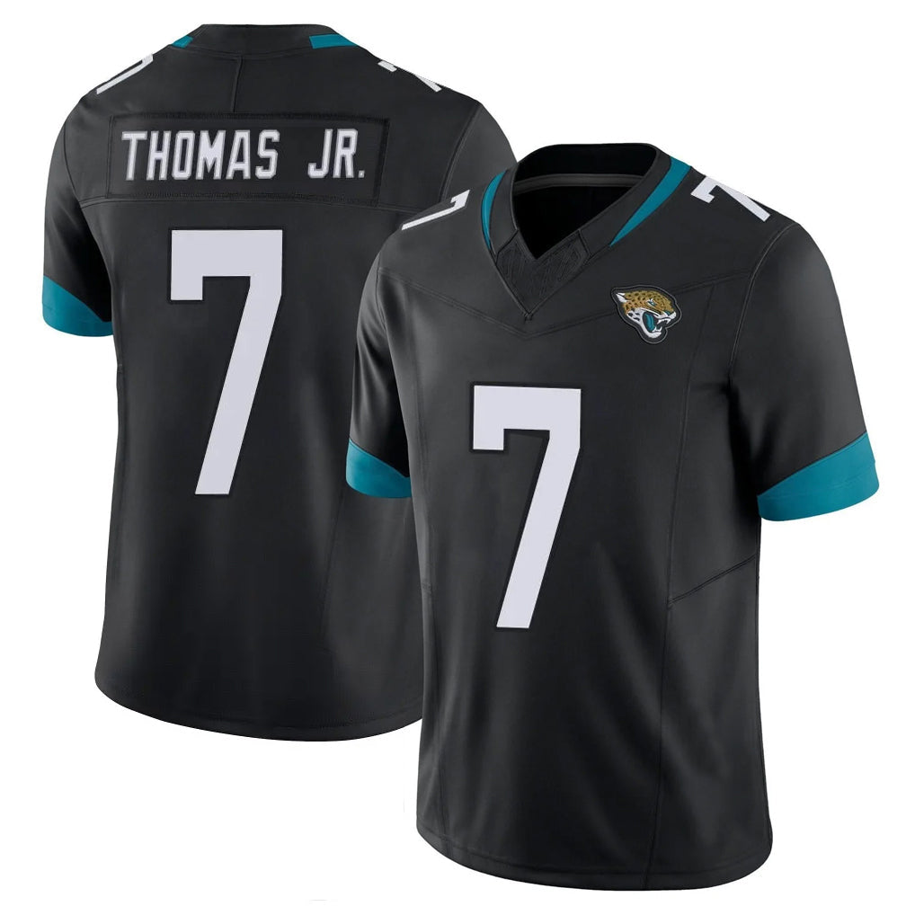 tocy J.Jaguars #7 Brian Thomas Jr. Player Black Vapor F.U.S.E. Limited Home Game Stitched Jerseys