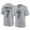 tocy J.Jaguars #7 Brian Thomas Jr. Player Gray Atmosphere Fashion Home Game Stitched Jerseys
