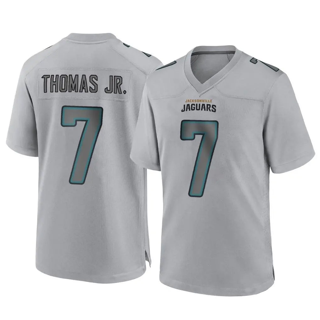 tocy J.Jaguars #7 Brian Thomas Jr. Player Gray Atmosphere Fashion Home Game Stitched Jerseys