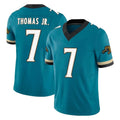 tocy J.Jaguars #7 Brian Thomas Jr. Player Teal Prowler Throwback Vapor F.U.S.E. Limited Home Game Stitched Jerseys