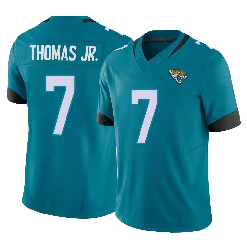 tocy J.Jaguars #7 Brian Thomas Jr. Player Teal Vapor F.U.S.E. Limited Home Game Stitched Jerseys
