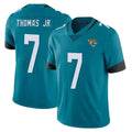 tocy J.Jaguars #7 Brian Thomas Jr. Player Teal Vapor Untouchable Limited Home Game Stitched Jerseys