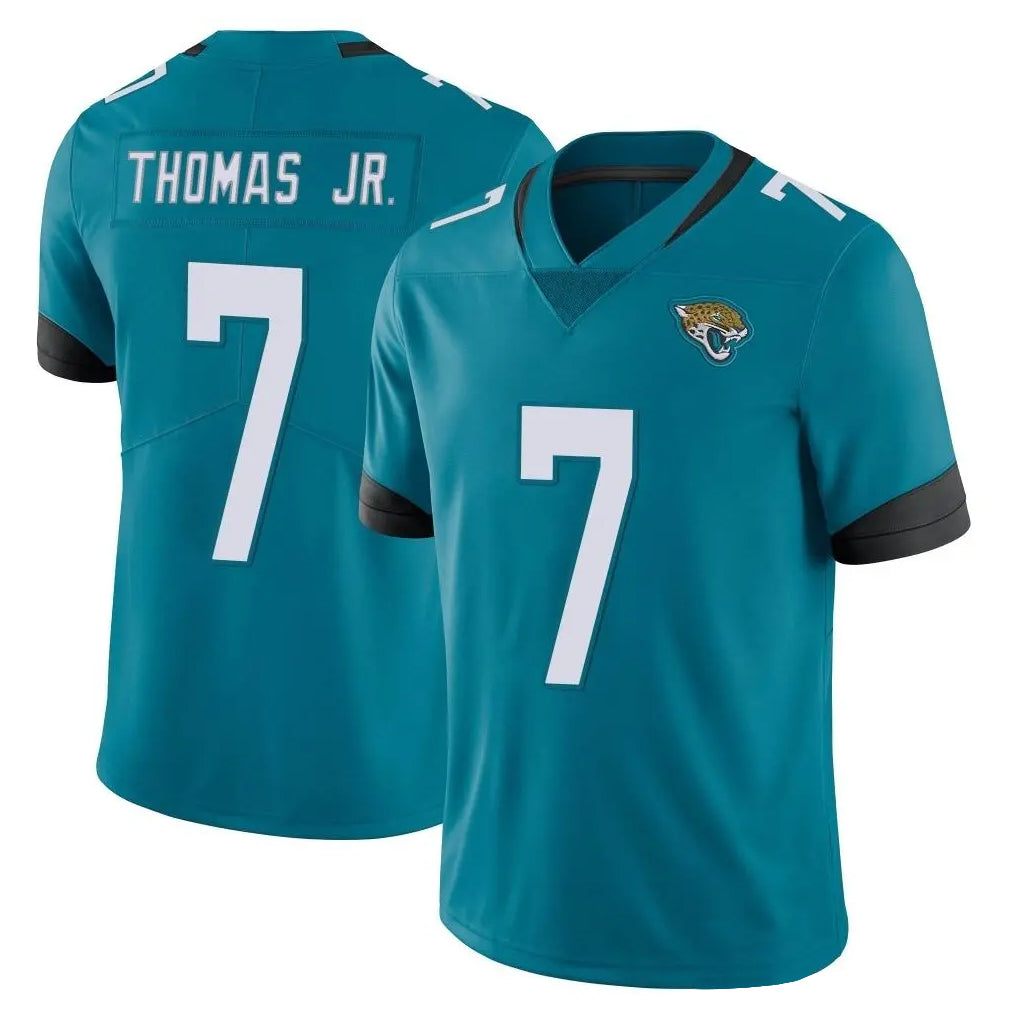tocy J.Jaguars #7 Brian Thomas Jr. Player Teal Vapor Untouchable Limited Home Game Stitched Jerseys