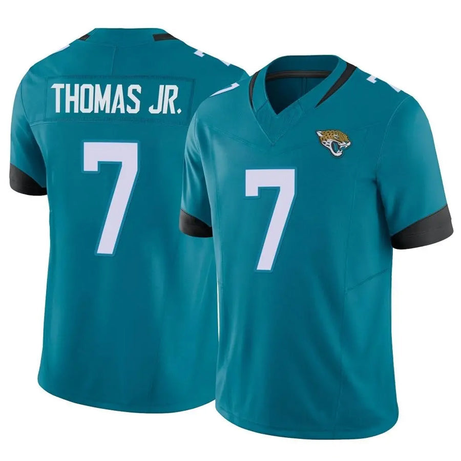tocy J.Jaguars #7 Brian Thomas Jr. Player Vapor F.U.S.E. Limited Teal Stitched Jerseys