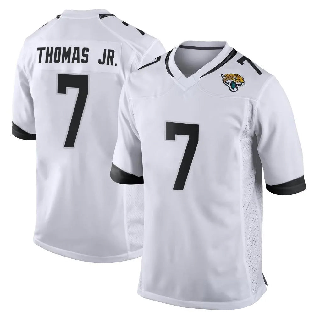 tocy J.Jaguars #7 Brian Thomas Jr. Player White Home Game Stitched Jerseys