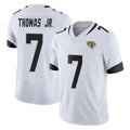 tocy J.Jaguars #7 Brian Thomas Jr. Player White Vapor F.U.S.E. Limited Home Game Stitched Jerseys