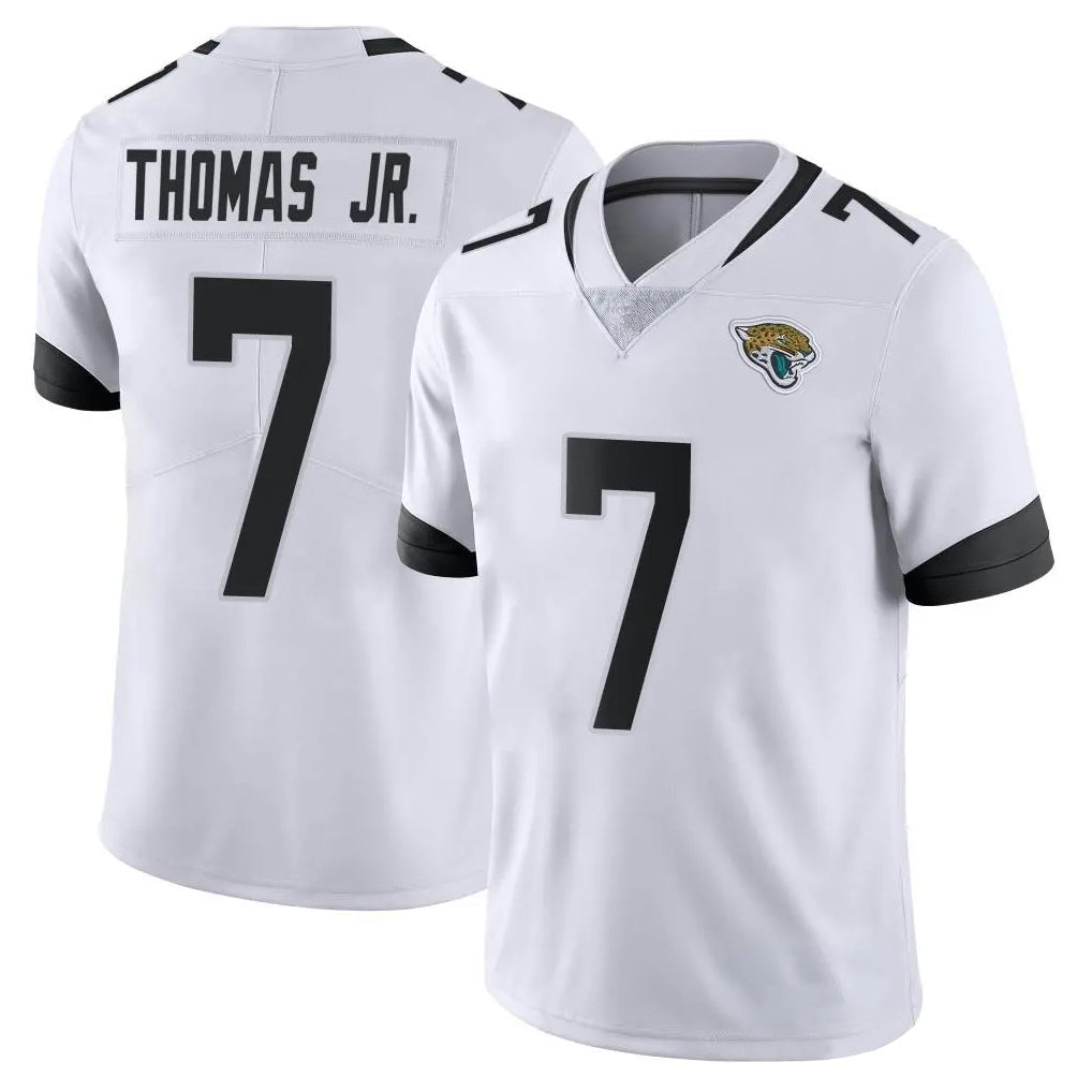 tocy J.Jaguars #7 Brian Thomas Jr. Player White Vapor Untouchable Limited Home Game Stitched Jerseys