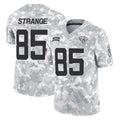 tocy J.Jaguars #85 Brenton Strange Player Arctic Camo Salute To Service Limited Game Stitched Jerseys