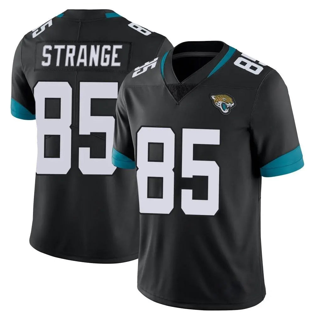 tocy J.Jaguars #85 Brenton Strange Player Black Vapor Untouchable Limited Home Game Stitched Jerseys
