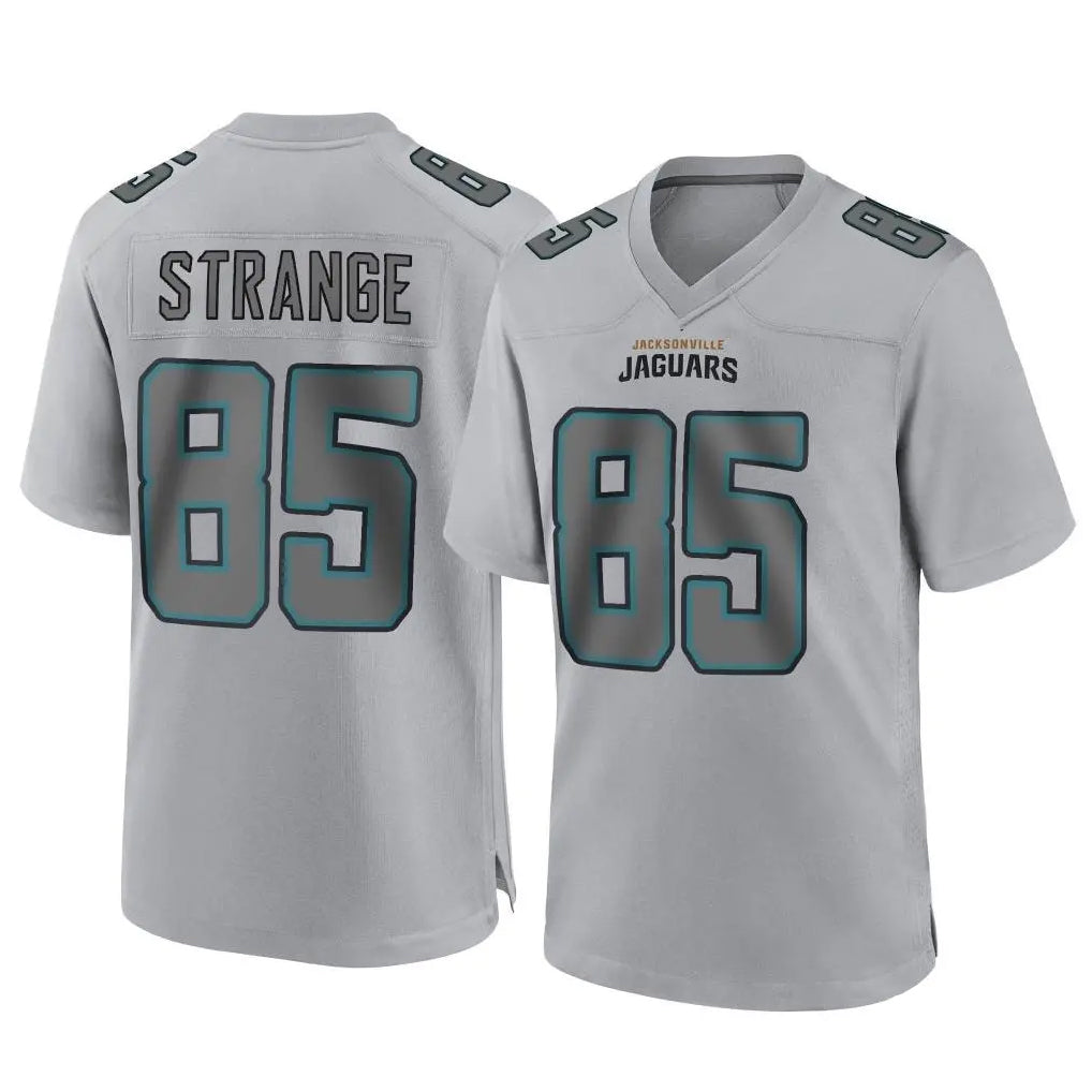 tocy J.Jaguars #85 Brenton Strange Player Gray Atmosphere Fashion Home Game Stitched Jerseys