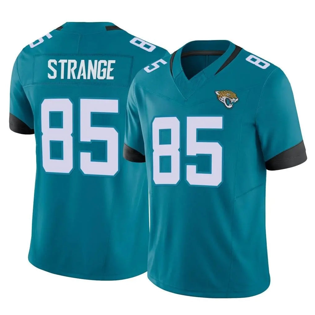 tocy J.Jaguars #85 Brenton Strange Player Teal Vapor F.U.S.E. Limited Home Game Stitched Jerseys
