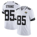tocy J.Jaguars #85 Brenton Strange Player White Vapor F.U.S.E. Limited Home Game Stitched Jerseys