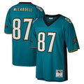 tocy J.Jaguars #87 Keenan McCardell?Player Teal Mitchell & Ness Legacy Home Game Stitched Jerseys