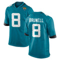 tocy J.Jaguars #8 Mark Brunell?Player Teal Home Game Stitched Jerseys