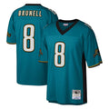tocy J.Jaguars #8 Mark Brunell?Player Teal Mitchell & Ness Legacy Home Game Stitched Jerseys