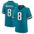tocy J.Jaguars #8 Mark Brunell?Player Teal Prowler Throwback Limited Home Game Stitched Jerseys