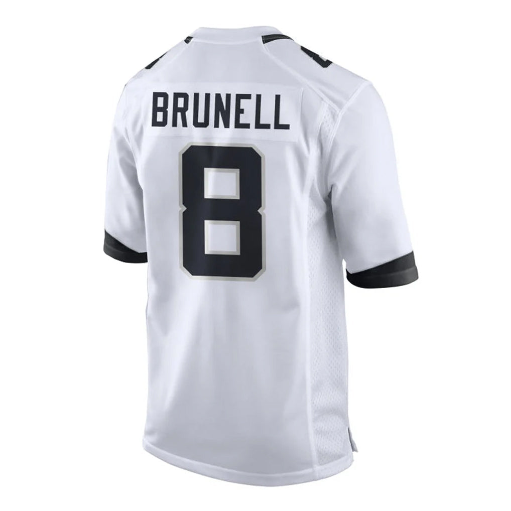 tocy J.Jaguars #8 Mark Brunell?Player White Home Game Stitched Jerseys