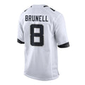 tocy J.Jaguars #8 Mark Brunell?Player White Home Game Stitched Jerseys