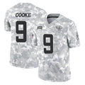 tocy J.Jaguars #9 Logan Cooke Player Arctic Camo Salute To Service Limited Game Stitched Jerseys
