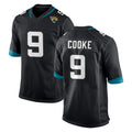 tocy J.Jaguars #9 Logan Cooke Player Black Home Game Stitched Jerseys