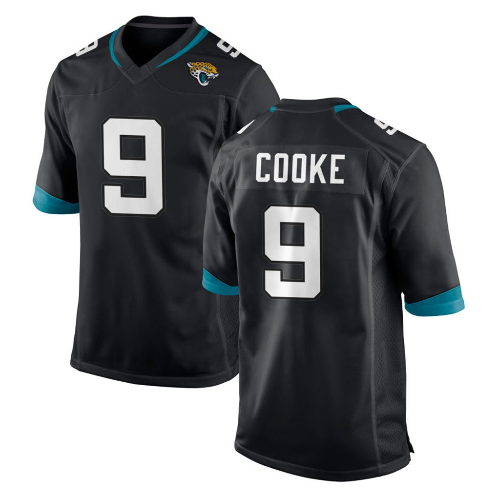 tocy J.Jaguars #9 Logan Cooke Player Black Home Game Stitched Jerseys