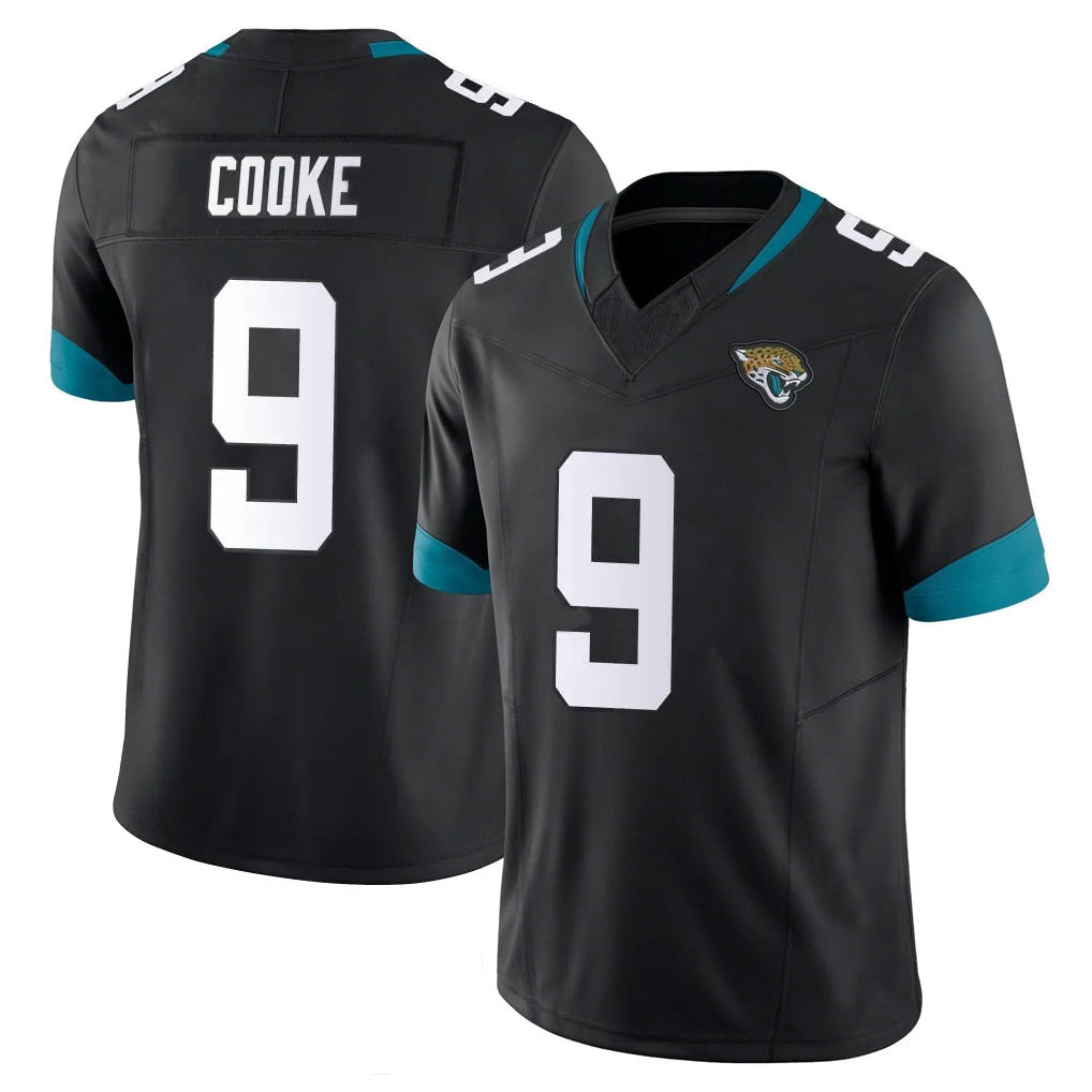 tocy J.Jaguars #9 Logan Cooke Player Black Vapor Untouchable Limited Home Game Stitched Jerseys