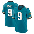 tocy J.Jaguars #9 Logan Cooke Player Teal Prowler Throwback Limited Home Game Stitched Jerseys