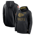 tocy KC.Chiefs Black Salute to Service Hoodies Limited Game Blank Player Stitched Jerseys