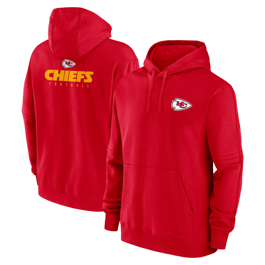 tocy KC.Chiefs Red Pullover Hoodies Limited Blank Player Stitched Jerseys