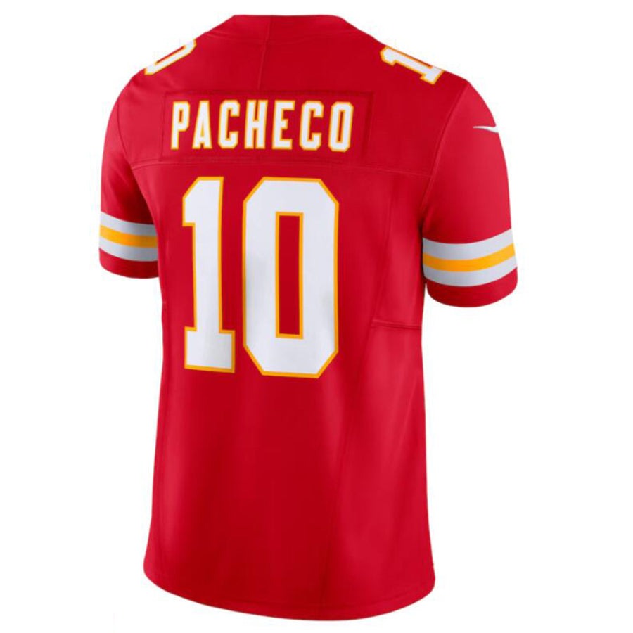tocy KC.Chiefs #10 Isiah Pacheco Red Vapor F.U.S.E. Limited Jersey American Stitched Jerseys