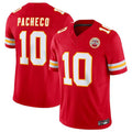 tocy KC.Chiefs #10 Isiah Pacheco Red Vapor F.U.S.E. Limited Jersey American Stitched Jersey
