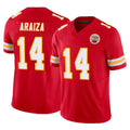 tocy KC.Chiefs #14 Matt Araiza Player Red Limited Vapor F.U.S.E. Home Game Stitched Jerseys
